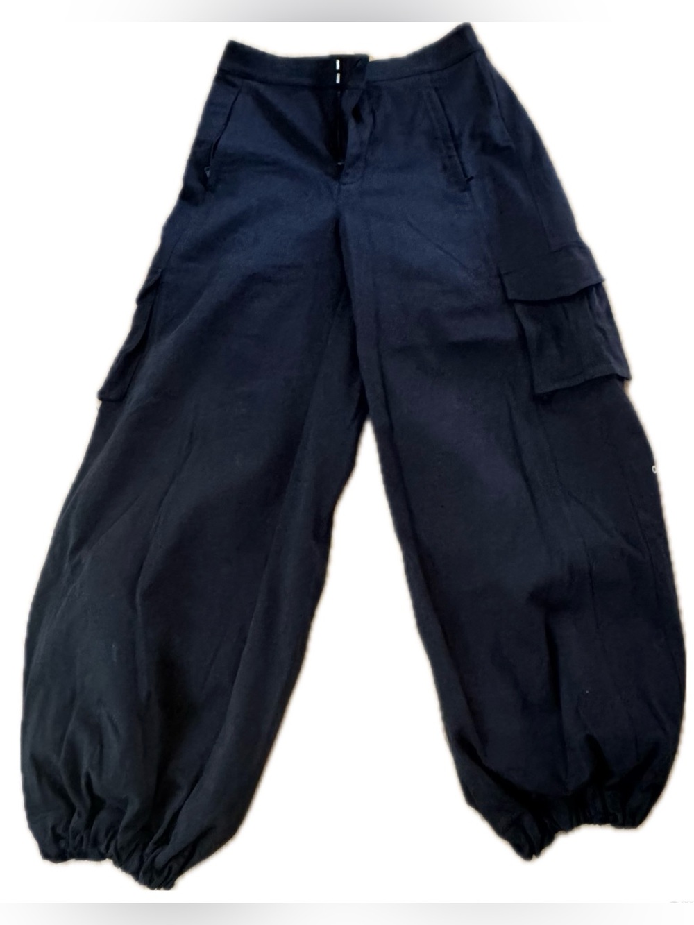 ALO Yoga Womens Black Cargo Balloon Joggers